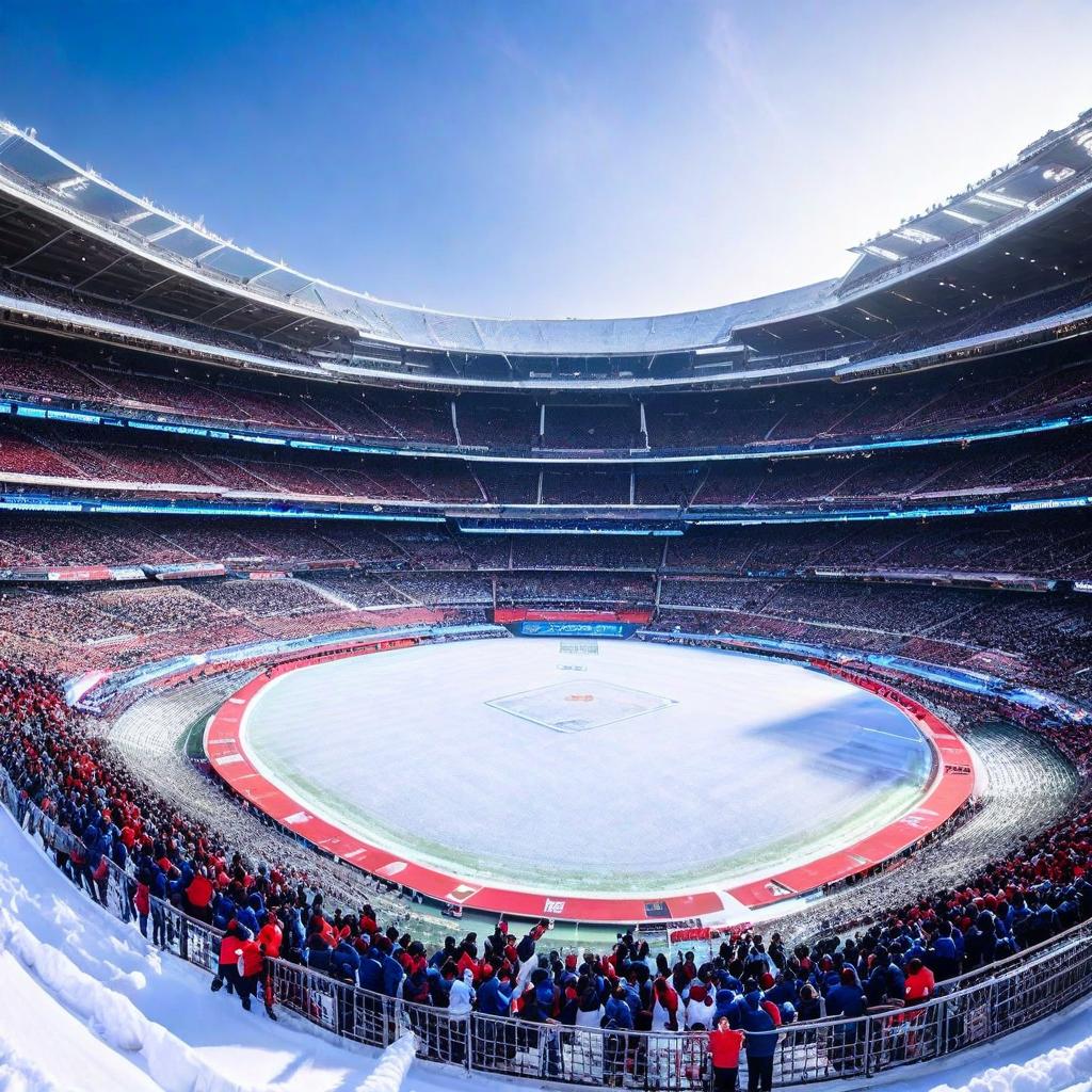 Unusual Weather Phenomenon Hits Wankhede Stadium: RCB vs MI Match in Snow!